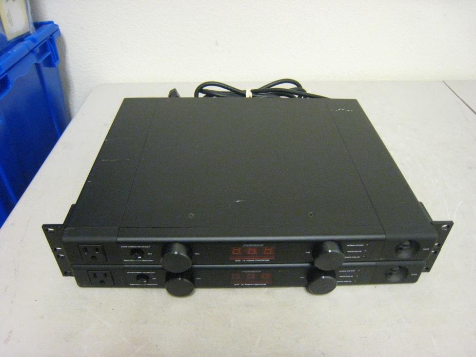 Lot of 2 Furman Elite 15i Power Conditioner lot working condition free shipping