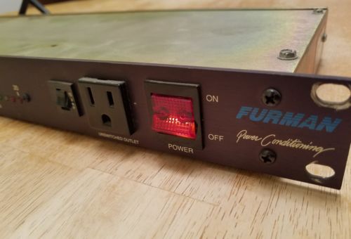 Furman Pm-8 Power Conditioner Monitor 1u rack supply