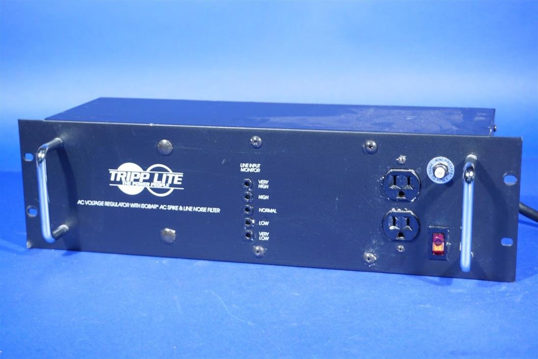 Tripp Lite 2400W Rackmount Line Conditioner w/ AVR / Surge Protection 120V 20A 6