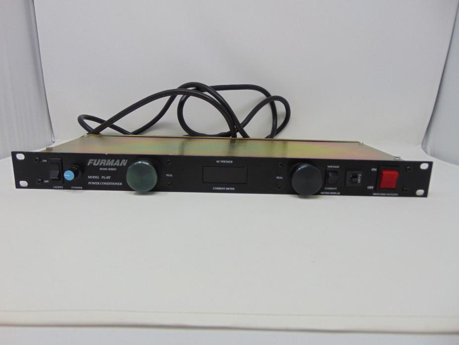 Furman PL-HT Home Series Power Conditioner Rack Mounted 15amp 8out -Tested Works