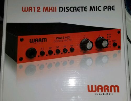 Warm Audio WA12 MKII API 312-Style Discrete Microphone Preamp Mic Pre / DI