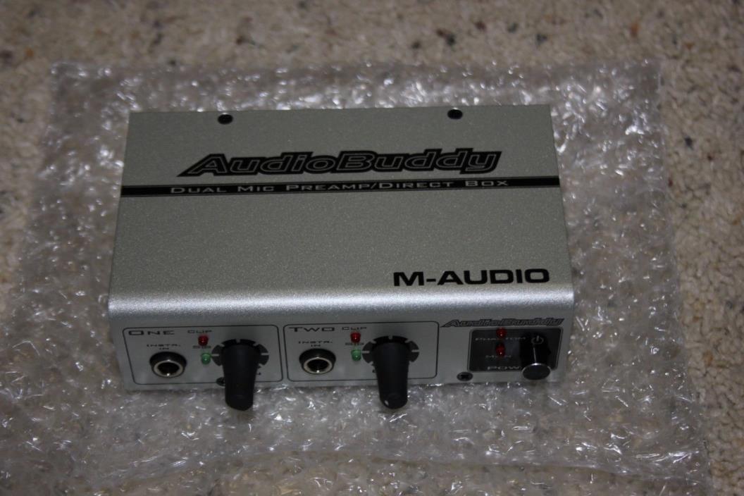 M-Audio Audio Buddy Dual Microphone Preamp Pre-amp