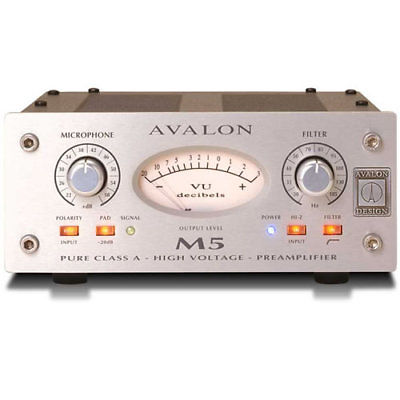 Avalon Design M5 Mono Channel Mic Preamplifier Microphone Preamp NEW