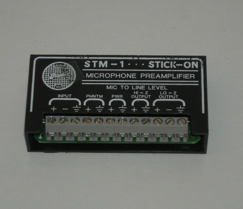 RADIO DESIGN LABS STM-1 Stick-On Microphone Preamplifier