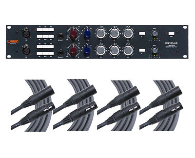 Warm Audio WA273-EQ WA273EQ Microphone Preamp Mic Pre + Mogami XLR Cables