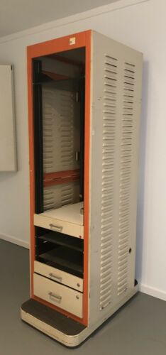 Retro Industrial Steel Military Recording Studio 40u Equipment Rack Rca Altec