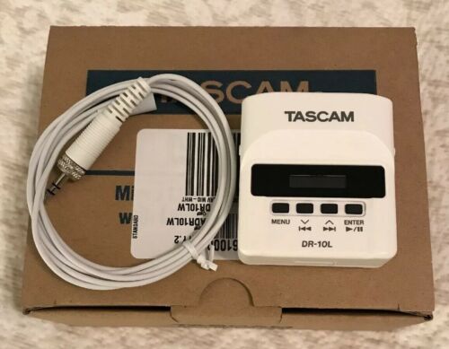 TASCAM DR10L Digital Audio Recorder WHITE, New/Unused