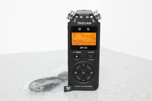 Tascam DR-05 Linear PCM Handheld Portable Digital Audio Recorder w/SD Card