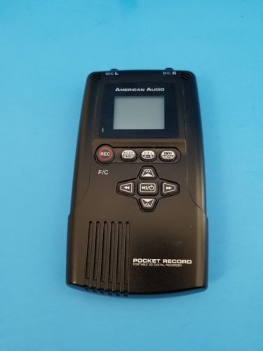 American Audio  Pocket Record Portable Handheld Digital Audio Track Recorder