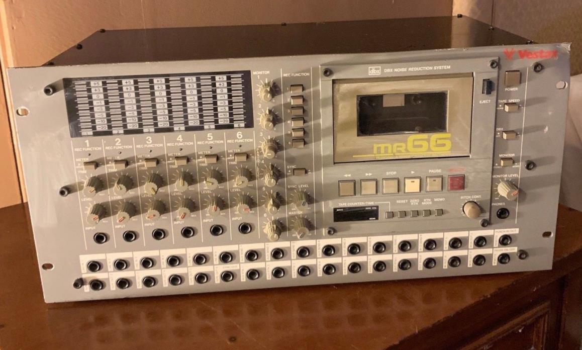 VESTAX  MR-66 6 Track MultiTrack Cassette Recorder RARE Vintage