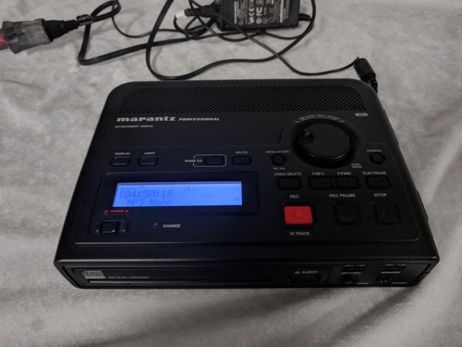 Marantz Professional CD Recorder CDR310 with User Guide and CD Manual
