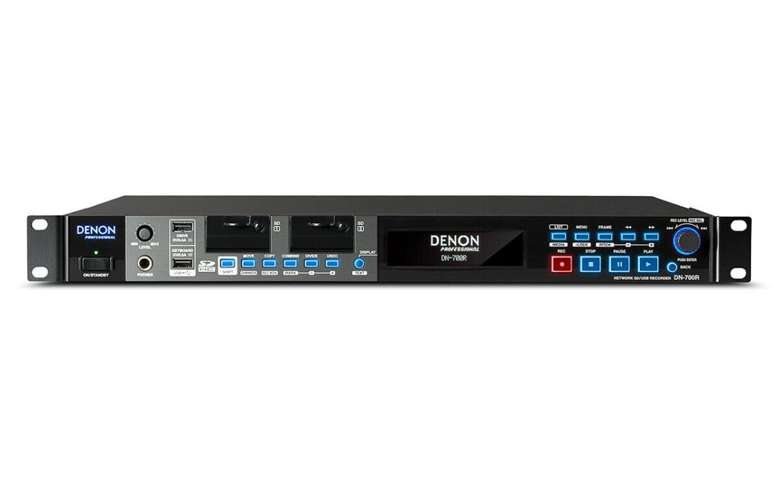 Denon Pro DN-700R Network SD/USB Audio Recorder Rack Mount