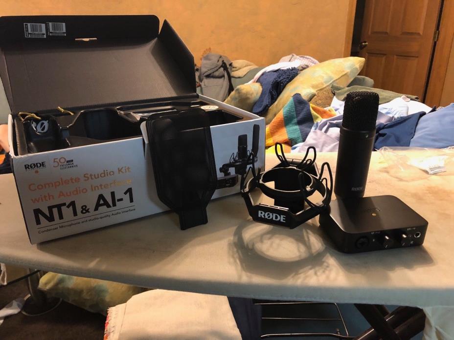 Rode complete studio kit with AI1 interface and NT1A microphone