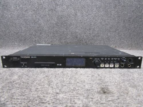 Teac Tascam Model SS-R1  1U Rackmountable Solid State Recorder *Tested Working*