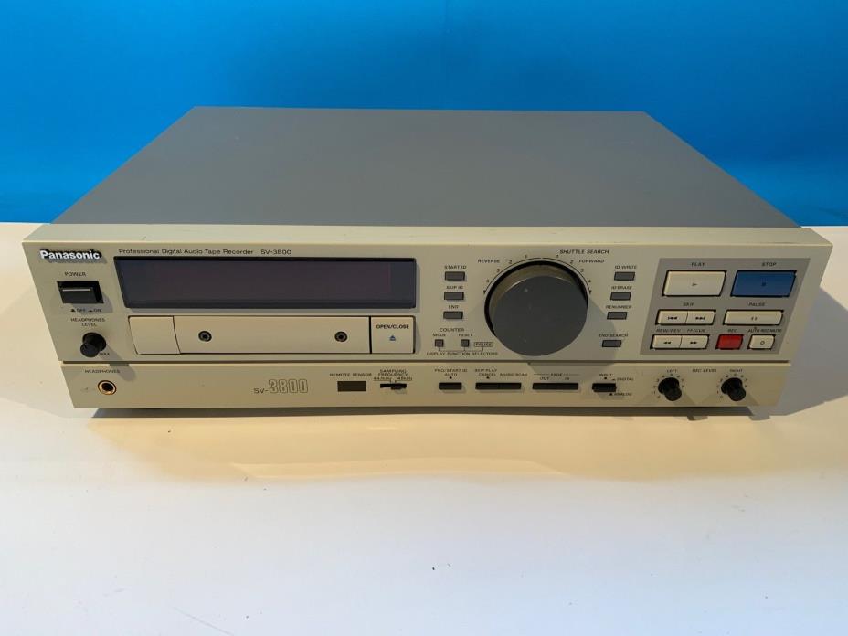 Panasonic Professional Digital Audio Tape Recorder SV-3800 #2