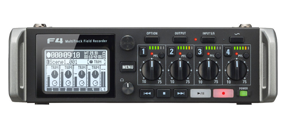 Zoom F4 4-Channel Portable Multitrack Recorder