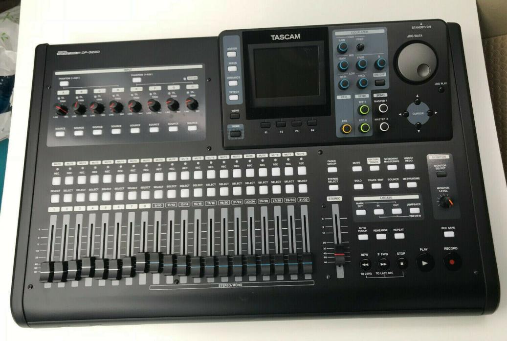 TASCAM DP-32SD 32-track Digital Portastudio Multi-Track Audio Recorder 599$