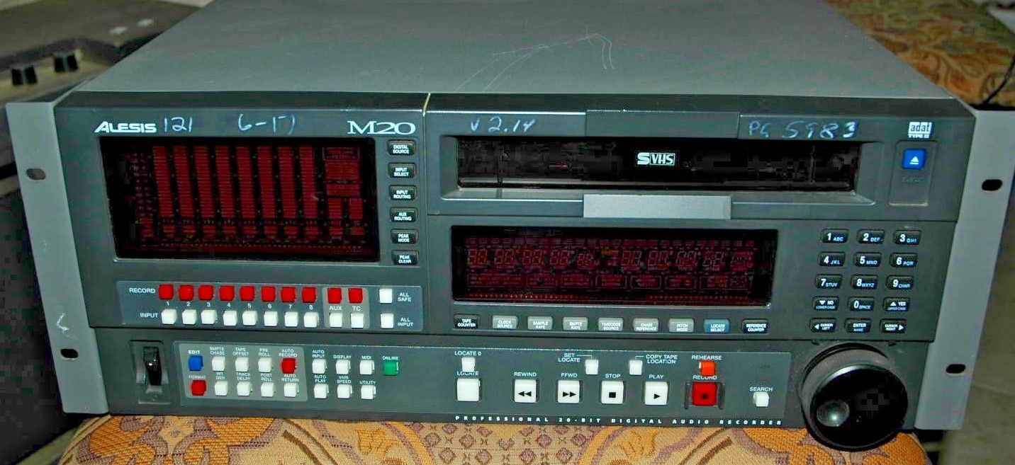 Alesis M20 ADAT tape Machine With  manual