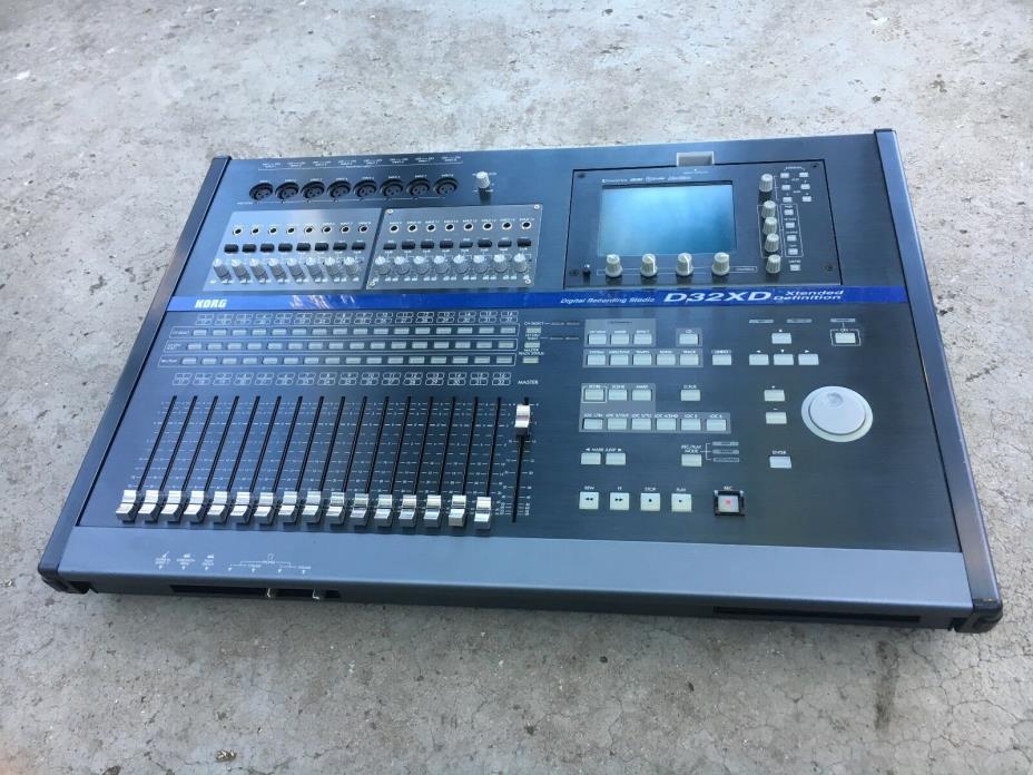Rare!!! KORG D32XD Digital Multi-Track Recorder WITH AIB-8,and 2 x ACB-8 !!!
