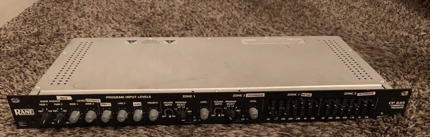 Rane CP64S Commercial Processor - Free Shipping