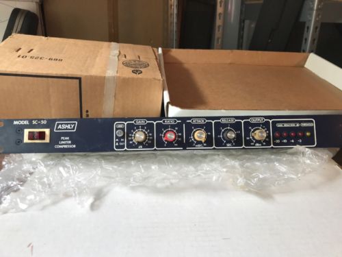 Ashly Model Sc-50 Peak Limiter Compressor