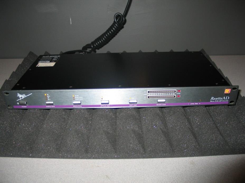 APOGEE ROSETTA AD 24-BIT STEREO CONVERTER + 96KHZ OPTION / V.3 FIRMWARE
