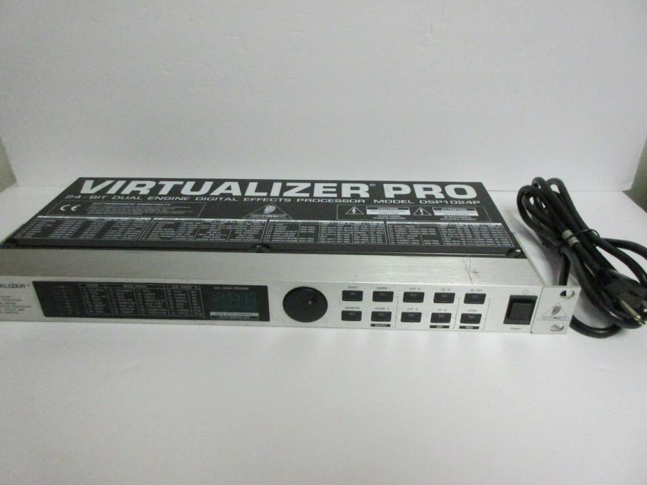 Behringer Model  DSP1024P Virtualizer Pro Digital Effects Processor With 512 SFX
