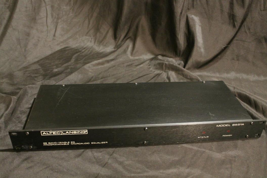 Altec - Model 8551A 28 Band EQ Rack Mount Clean Working PA Sound System USA