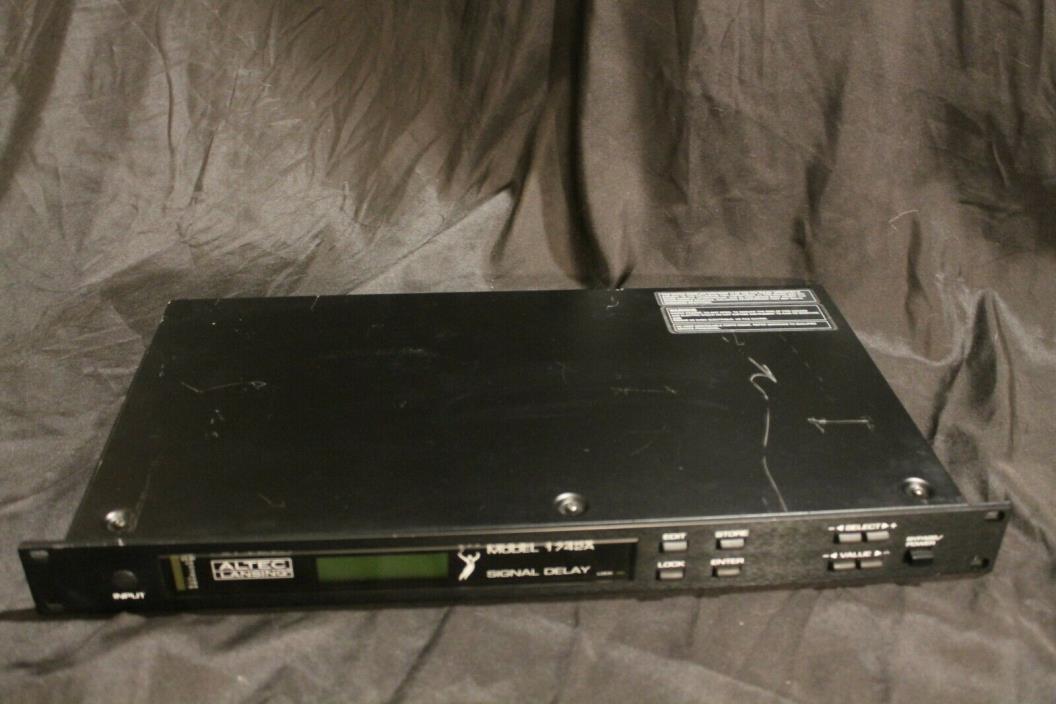 Altec - Model 1742A Signal Delay Rack Mount Clean Working PA Sound System USA
