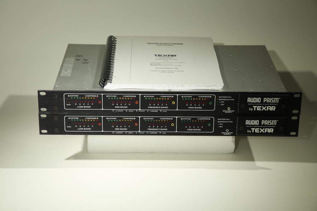 Texar Audio Prism - Broadcast Audio Compressor Expander ~ Pair