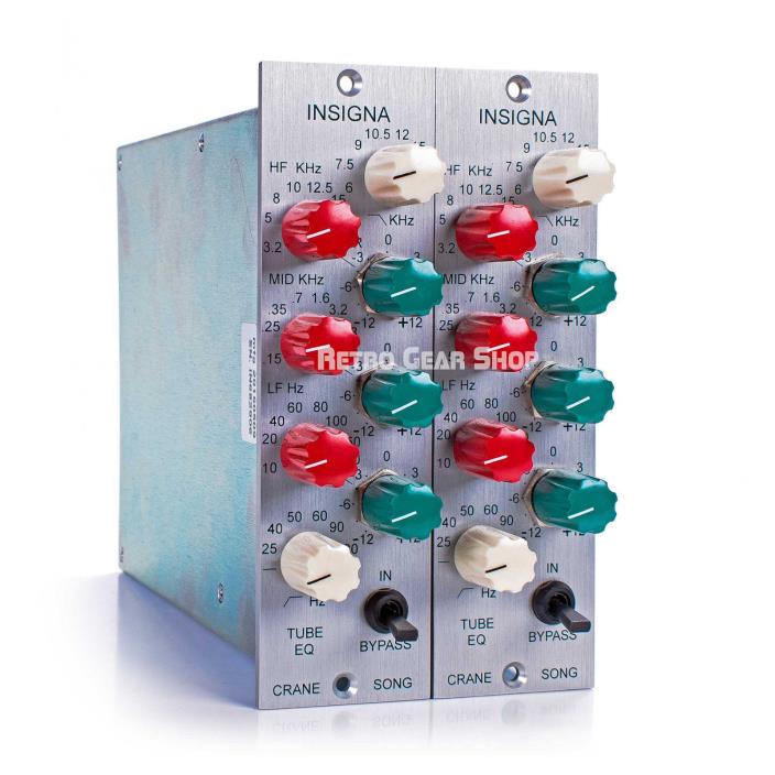 Crane Song Insigna 500 Series Tube EQ Equalizer 2 total Cranesong Pair