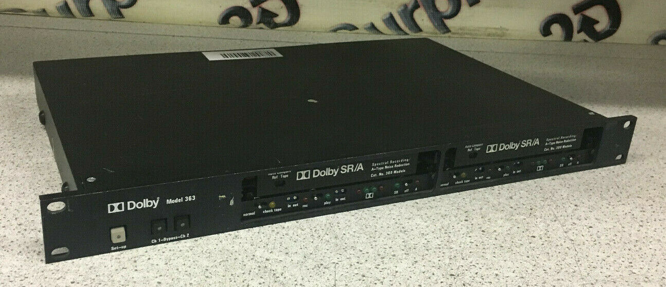 Dolby U.S. 363 2-Channel SR/A  Type Processor Noise Reduction Unit w/ 300 module