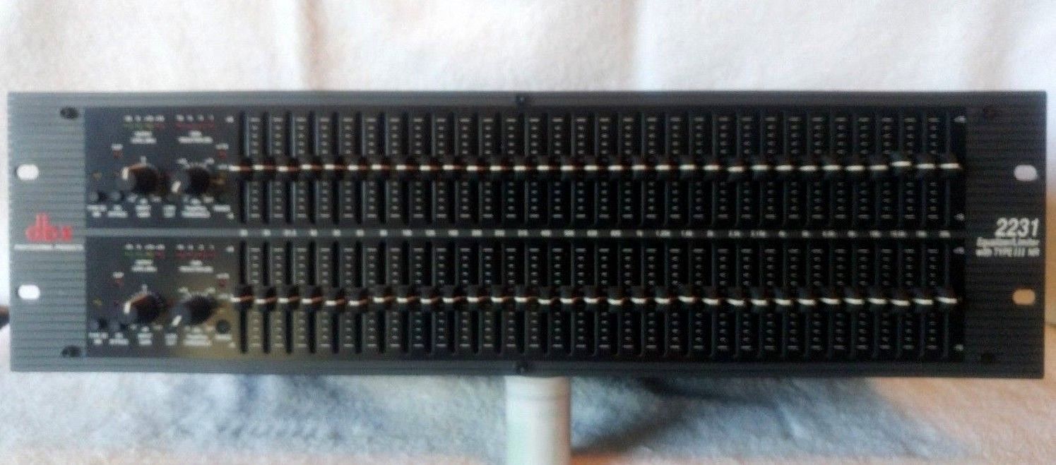 dbx 2231 31 band EQ Type III NR equalizer rackmount