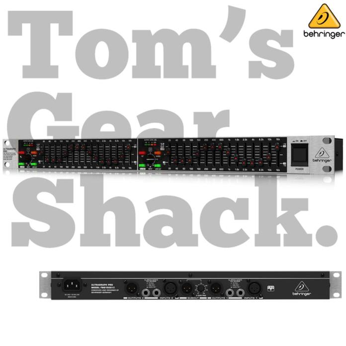 Behringer FBQ1502HD High Definition 15-Band Stereo Graphic Equalizer NEW!