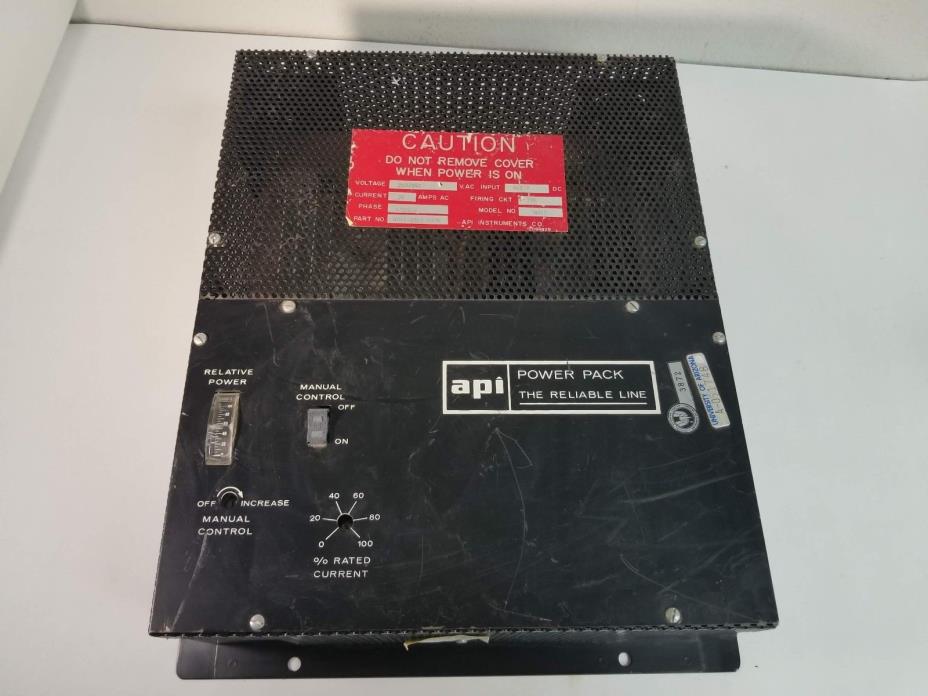 API Instruments Reliable Line Power Pack 208/240V, 30Amp - 4011-5513-1300