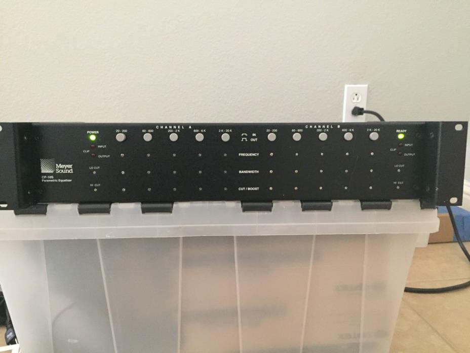 Used Meyer Sound CP-10S Parametric Equalizer 2 Channel, 5 Band