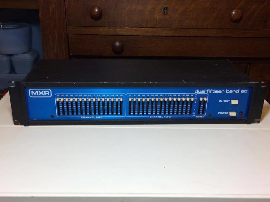 1970's ? MXR dual fifteen 15 band eq Stereo Equalizer