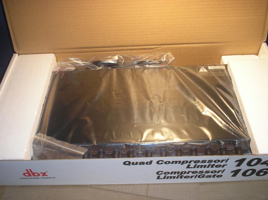 DBX 1066 audio compressor limiter gate analog processor NEW