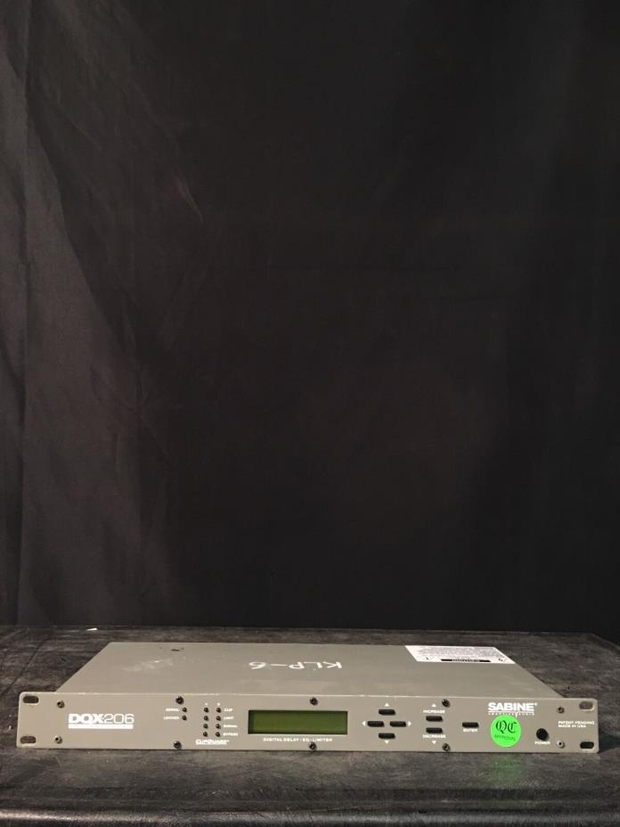 Lot 1 x Sabine DQX-206 Instant Delay