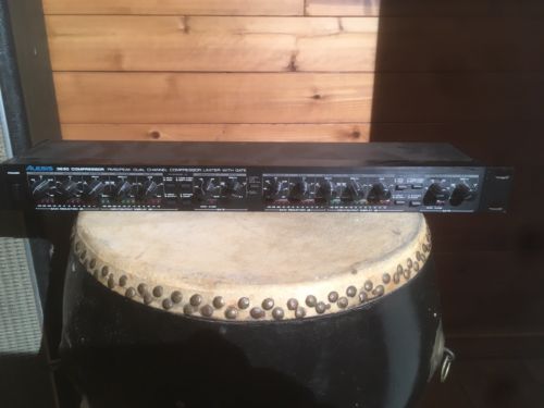 Alesis RMS/Peak Dual Channel Compressor Limiter With Gate Power Cord Included!
