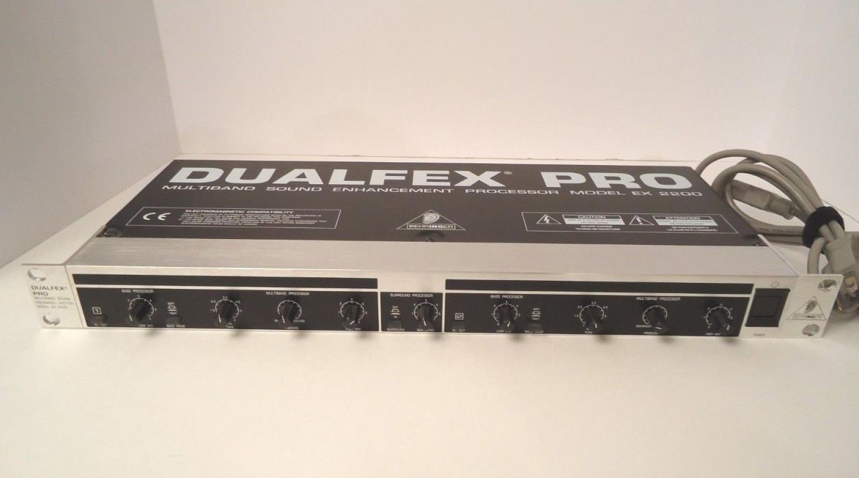 *GUARANTEE* Behringer EX2200 Dualfex Pro Enhancer