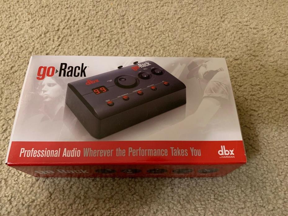 dbx goRack Portable Performance Processor (New in Box, Never Used)