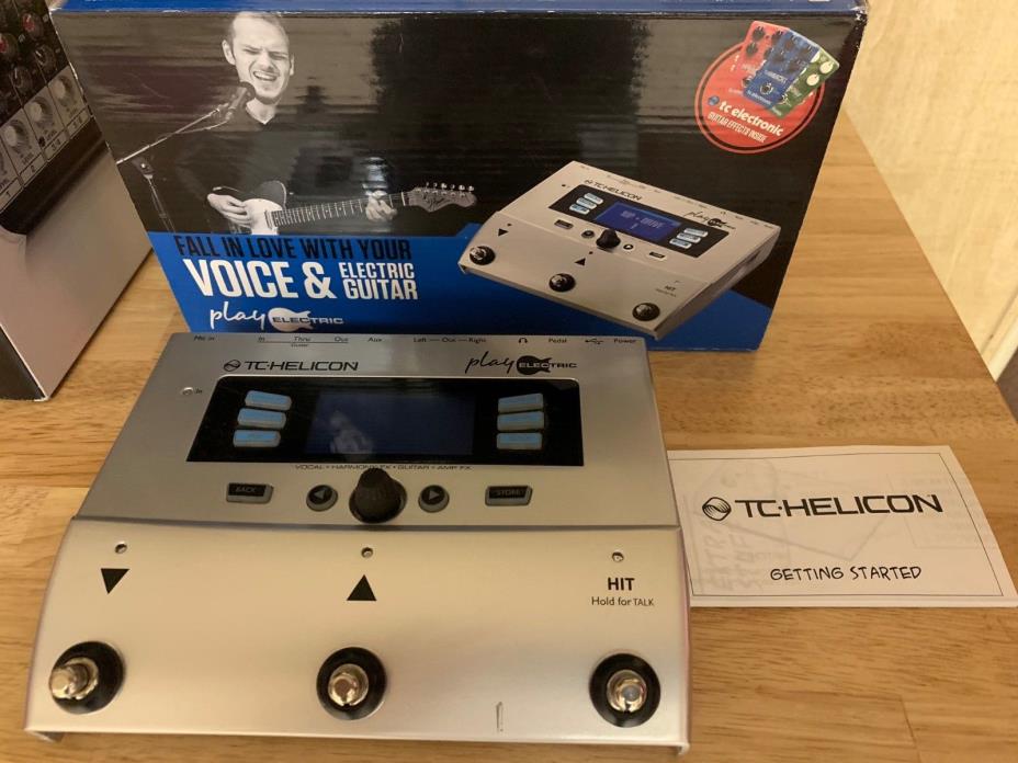 TC Helicon Voice Play Electric Guitar and Vocal FX
