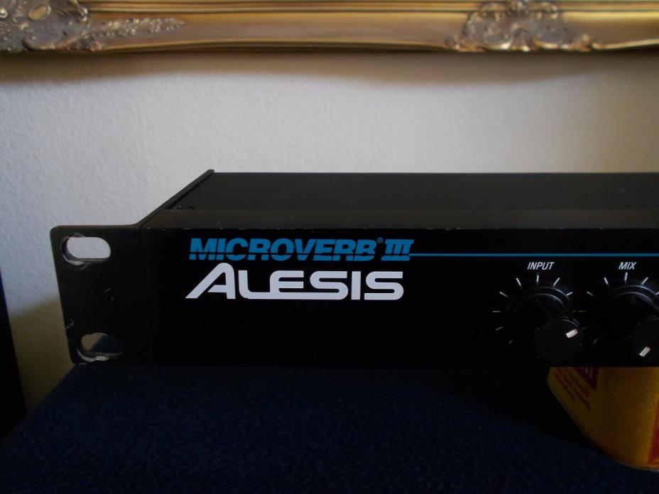 ALESIS MICROVERB III  16 Bit Multi Effects: With Power Supply. Excellent!