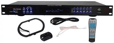 Rockville RDJT6700 19' Rack Mount Digital AM/FM Radio Tuner Receiver With USB/SD