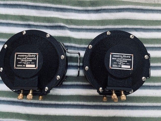 PAIR WESTERN ELECTRIC 594A REPLICA DRIVER (MAKE IN ANAHIEM CALIFORNIA USA)