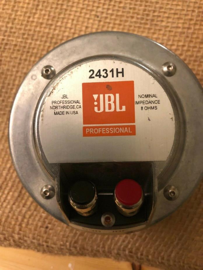 JBL 2431H/2431HPL compression driver with mounting hardware