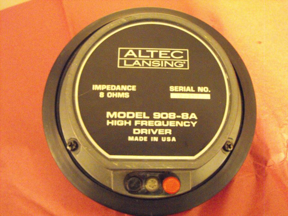 ALTEC LANSING 908-8A COMPRESSION DRIVER LOUDSPEAKER