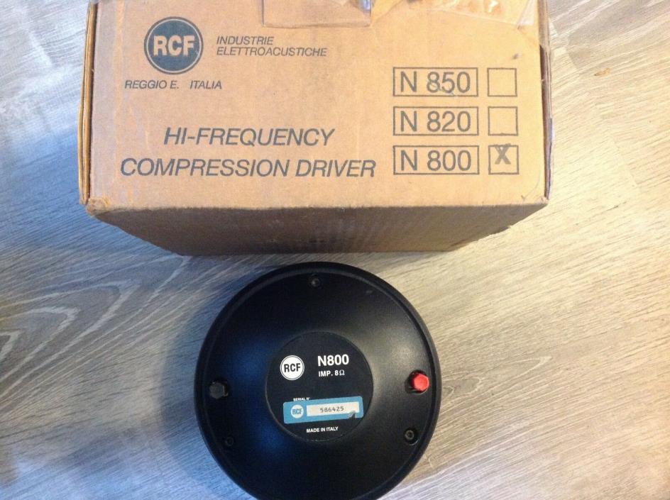 RCF 2 inch compression driver Pure Titanium Driver, NEW opened box
