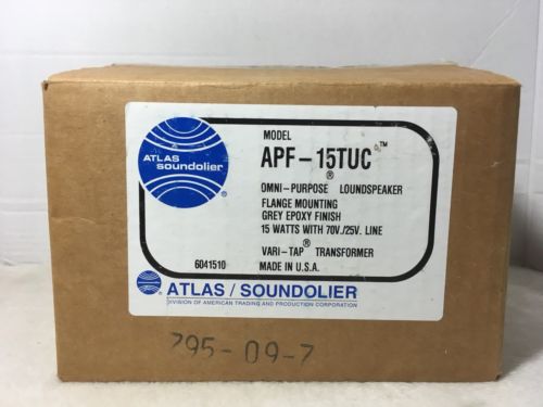 Loudspeaker Speaker Atlas Soundolier 15 Watt Horn Driver APF-15TUC